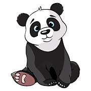 Tapety do detskej izby Panda 5391 - vliesová